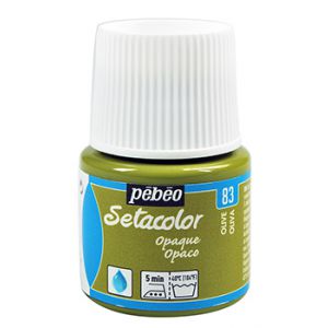 Farba do tkanin Pebeo Setacolor 45ml, Oliwkowa/83 Olive